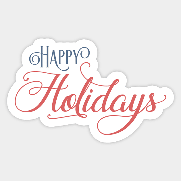 Happy Holidays Sticker by OrnamentallyYou